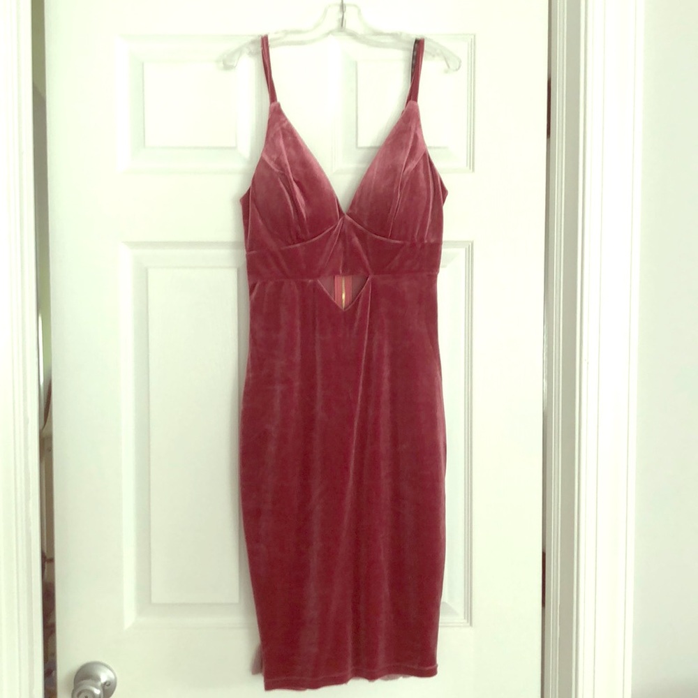 Fashion Nova velvet mini dress